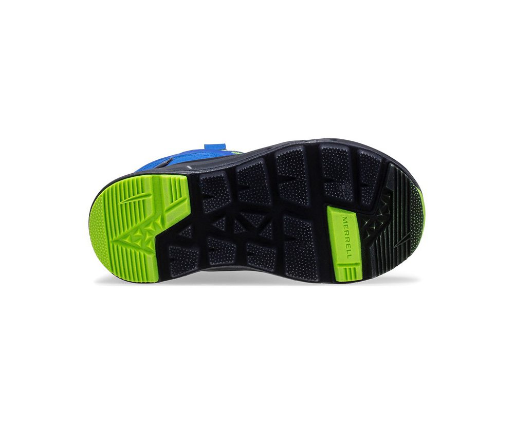 Merrell Boots Blue/Black - Snow Quest Lite 2.0 Waterproof - Kids 29LUXCFGQ